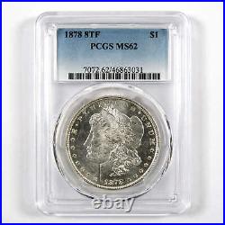 1878 8TF Morgan Dollar MS 62 PCGS 90% Silver $1 Unc SKUI10459
