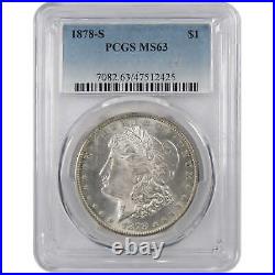 1878 S Morgan Dollar MS 63 PCGS 90% Silver $1 Coin SKUI9742