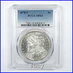 1878 S Morgan Dollar MS 63 PCGS Silver $1 Uncirculated Coin SKUI11800