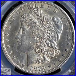 1879 S Morgan Dollar, PCGS UNC Details, Cleaned, Prooflike Fields, White, C6751