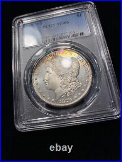 1879 S Morgan Silver Dollar $1 PCGS MS65 Old Uncirculated Gem BU++ Toned