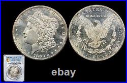 1880/79 VAM 9 Large S PL $1 Morgan Silver Dollar Very Proof Like PCGS MS63