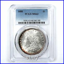 1880 Morgan Dollar MS 63 PCGS Silver $1 Uncirculated Coin SKUI13925