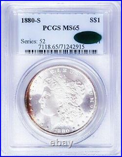 1880-S PCGS MS65 CAC Morgan Silver Dollar 242915