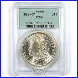 1882 CC Morgan Dollar MS 63 PCGS Silver $1 Uncirculated SKUI11832