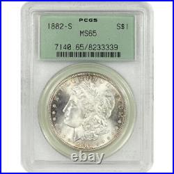 1882-S Morgan Dollar PCGS MS65 OGH