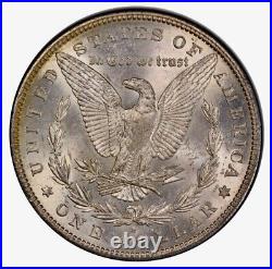 1882-S Morgan Silver Dollar PCGS MS63 Red Yellow White Rainbow Toned +Vid