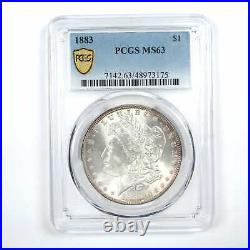 1883 Morgan Dollar MS 63 PCGS Silver $1 Uncirculated Coin SKUI14282