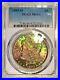 1883-O Morgan Silver Dollar PCGS MS64 Key Lime Green Rainbow Toned withVid