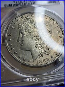 1883-S Morgan Silver Dollar PCGS XF 45 Just Back Looks AU+ About Uncirculated