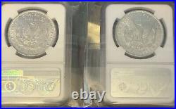 1884 O / 1896 Morgan Silver Dollar PCGS MS62 (2 Coins)