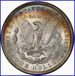 1884-O Morgan Dollar PCGS MS67 Superb High End Rainbow Toned +Vid LIST $3500
