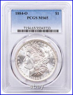 1884-O Morgan Silver Dollar $1 PCGS MS65