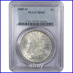 1885 O Morgan Dollar MS 65 PCGS 90% Silver Toned Reverse SKUIPC5022