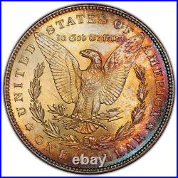 1885-P Morgan Dollar PCGS MS64 Vibrant Color End Of Roll Rainbow Toned WithVideo