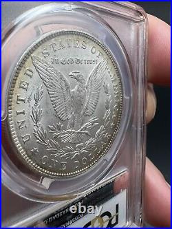 1889-p Morgan Silver Dollar Pcgs Ms64 Uncirculated Rainbow Toning! Philadelphia