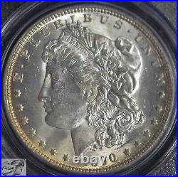 1890 O Morgan Silver Dollar, PCGS MS62, Nicely Struck, Frosty, Older Slab, C6758