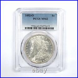 1892 O Morgan Dollar MS 62 PCGS 90% Silver $1 Uncirculated SKUI7045