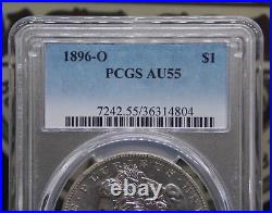 1896 O Morgan SILVER Dollar $1 PCGS AU55 #804 About Uncirculated ECC&C, Inc