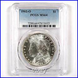 1902 O Morgan Dollar MS 64 PCGS Silver $1 Uncirculated Coin SKUI11608