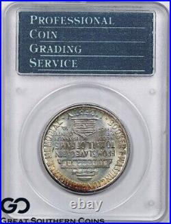 1949 Booker T. Washington Commemorative Half Dollar PCGS MS-64 P, D, S OGH SET