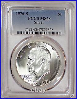 1976-S Eisenhower Ike Dollar $1 PCGS MS 68 Silver ITEM # 3