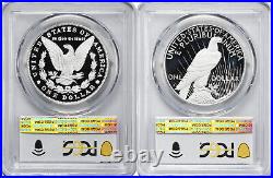 2023-S Morgan and Peace Silver Dollar Set PR70DCAM FS PCGS Morgan/Peace Labels