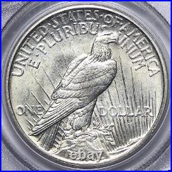 BU 1921 Peace Silver Dollar PCGS MS62 OGH! VMTU